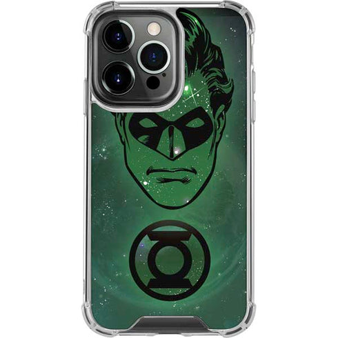 DC Comics Green Lantern Cosmic Portrait iPhone 14 Pro Clear Case